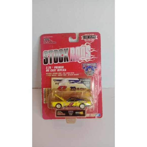 Racing Champions Stock Rods '68 Ford Mustang Issue No. 106 1:64 Diecast - Picture 1 of 6